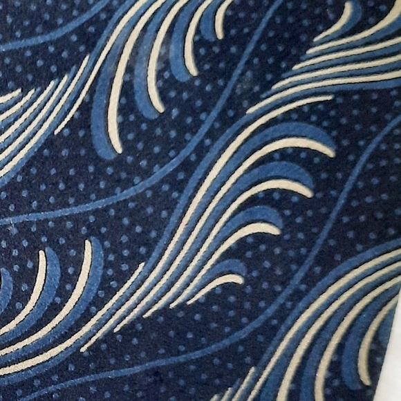 Giorgio Armani CRAVATTE Blue Silk Tie - Picture 2 of 5